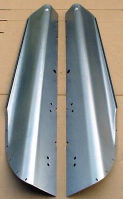 1928-29 Running Board Shields (with hump) Pair
