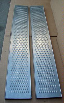 1928 1929 Pickup Running Boards 1 Ton Stock Diamond Pattern 69 3/4 Long