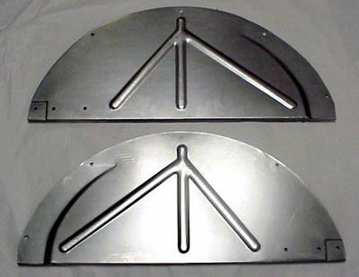 1928 to 1931 Ford Model A Coupe & Cabriolet Rear Inner Fenders Pair