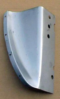 1930 Running Board Shield Right Nose Piece