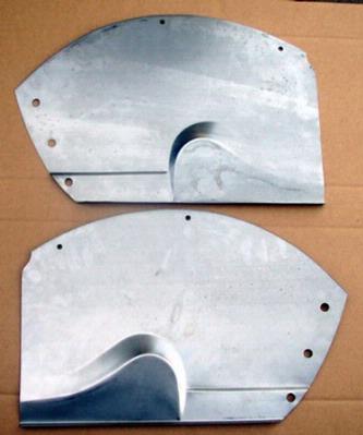 1928 to 1931 Touring Rear Inner Fenders Pair