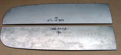 1933 1934 5 Window Coupe & Fordor Outer Door Patch Pair