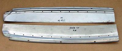 1933 1934 5 Window Coupe & Fordor Inner Door Patch Pair