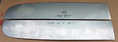 1933 1934 Cabriolet Outer Door Patch Pair