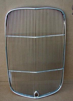 1932 Grill Shell Stock Stainless Insert With Crank Hole All Models