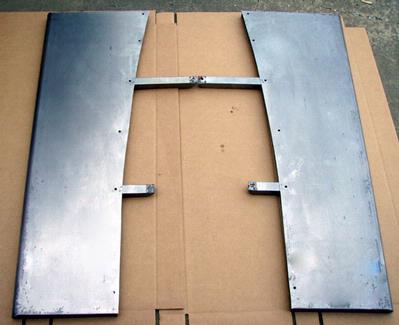1933-34 Pickup Running Boards Smooth Pair