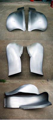 1933-34 Front Fenders Left & Right Sold In Pairs Only OUT OF STOCK!!!!