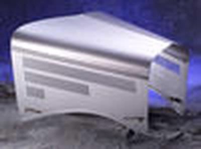 Pickup 1937 Ford  Hood Plain Tops, 3 Row Louver Sides, 4 Piece Hood