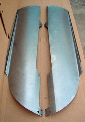 1917-1925 Running Board Shields All Except Sedan Pair