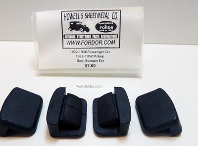 Ford Door Bumper Kit 1932-1936 Car 1932-1952 Pickup