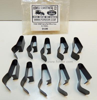 Frame Rail Wire Clips 1928-1948 Complete set