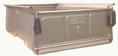 1938-1941 Complete Bed 6 ft. Unassembled. Kit includes Front Bed Panel, 1 pr. Bed Sides, Complete subfame , Tailgate, Tailgate Chains, Tailgate Hinges, Floor Adapter Kit, Bed Wood, Bed Strips Steel, Cap Strip, Bolt Kit, Extension Panels.