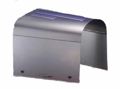 1928 1929 Model A Ford Hood 2 Row Louver Tops, Plain Sides 4 Piece Hood With 32 Center Hinge