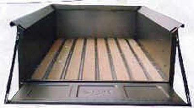 1950-1952 Complete Bed 6 ft. UNASSEMBLED Kit includes Front Bed Panel, 1 pr. Bed Sides, Complete subfame , Tailgate, Tailgate Chains, Tailgate Hinges, Floor Adapter Kit, Bed Wood, Bed Strips Steel, Cap Strip, Bolt Kit, Lower Bed Extension Panels